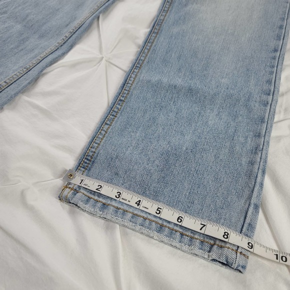 Aeropostale Jeans NOS Y2K Denim Mens 27/28 Distressed Benton Bootcut Light - Picture 14 of 15
